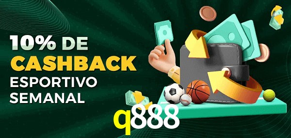 10% de bônus de cashback na q888